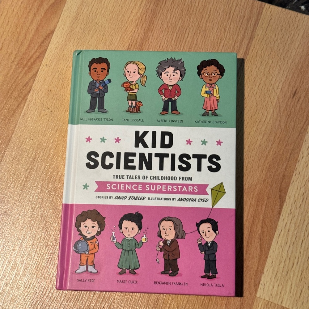 Kid Scientists Book with Illustrated Cover